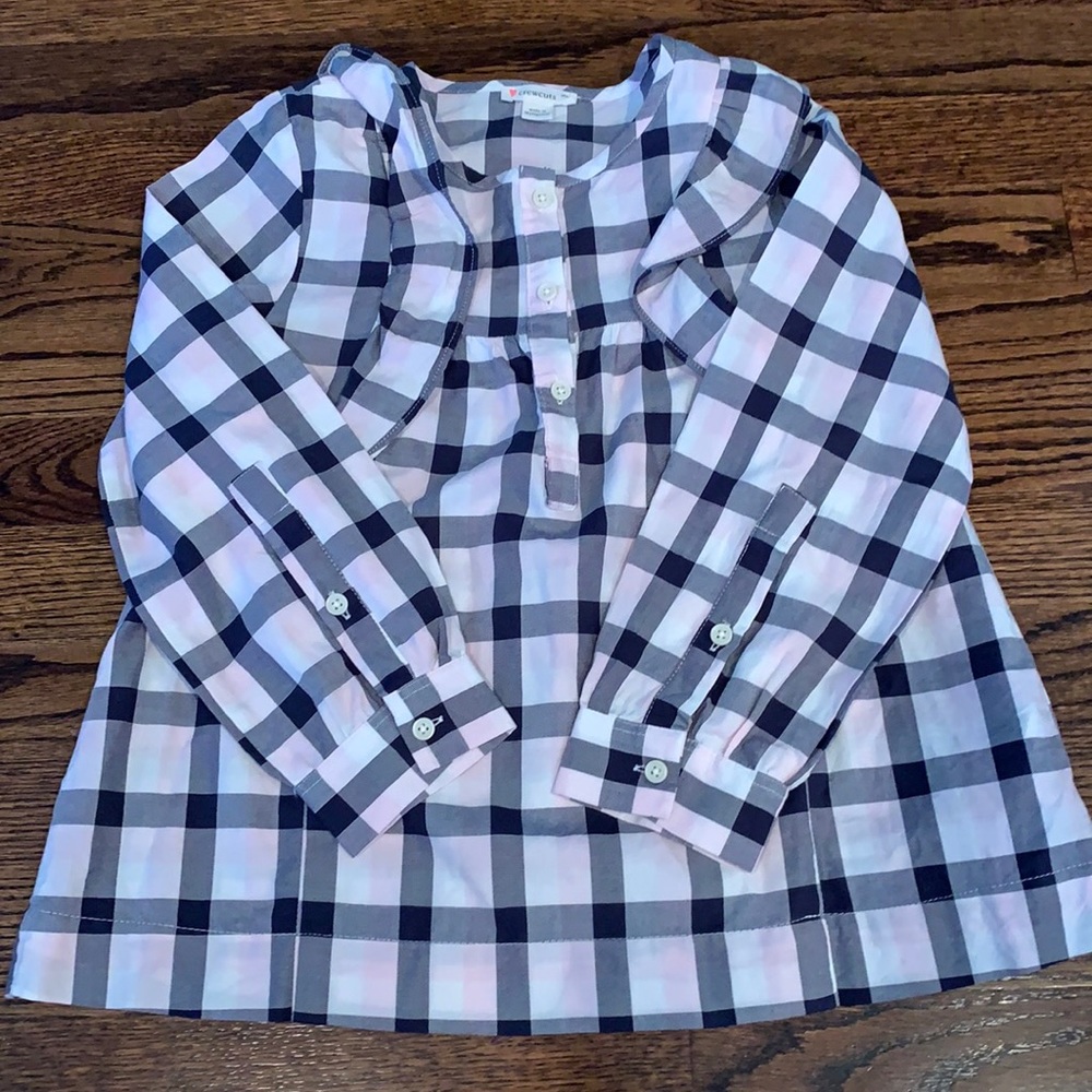 Girls plaid shirt